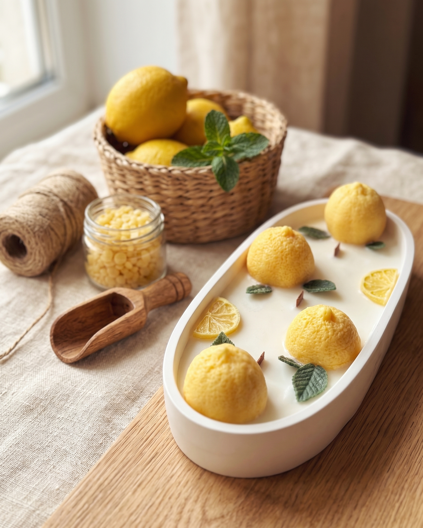 Lemon Garden Artisan Candle