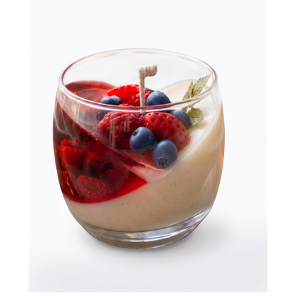 Berry Dessert Candle – Handmade Layered Fruit-Inspired Candle