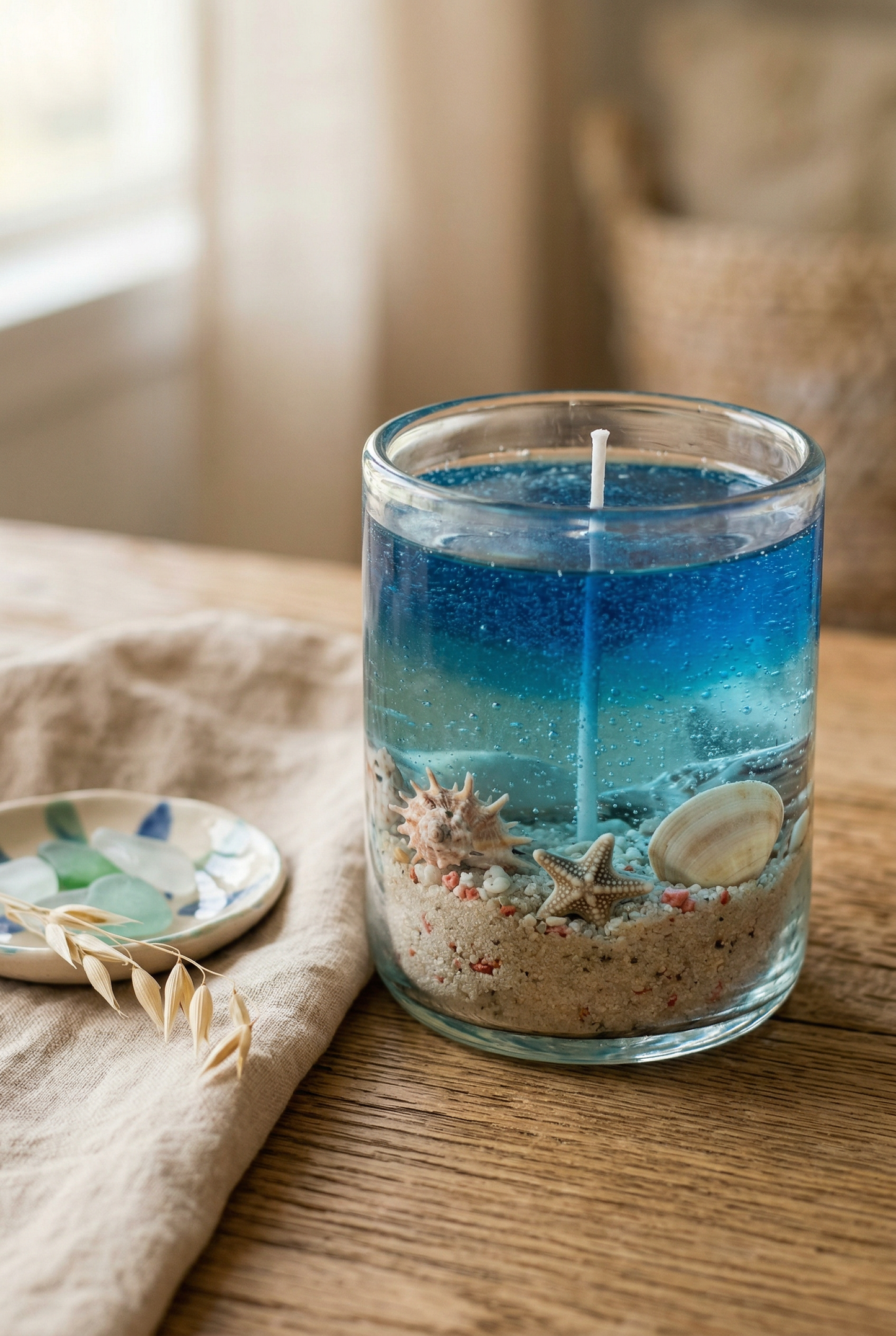 Ocean Breeze Candle – Handmade Coastal Soy Candle